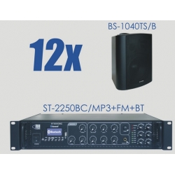 Zestaw ST-2250BC/MP3+FM+BT + 12x BS-1040TS/B